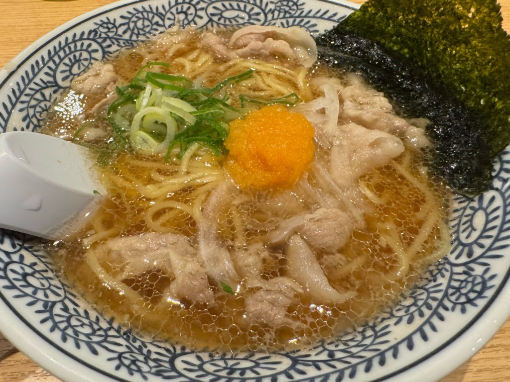丸源ラーメンの肉そば